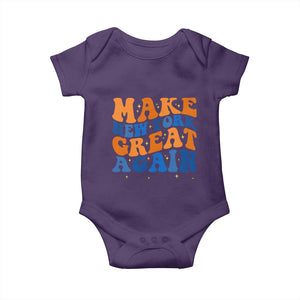 Make New York Great Again Baby Onesie Retro Wave Graphic