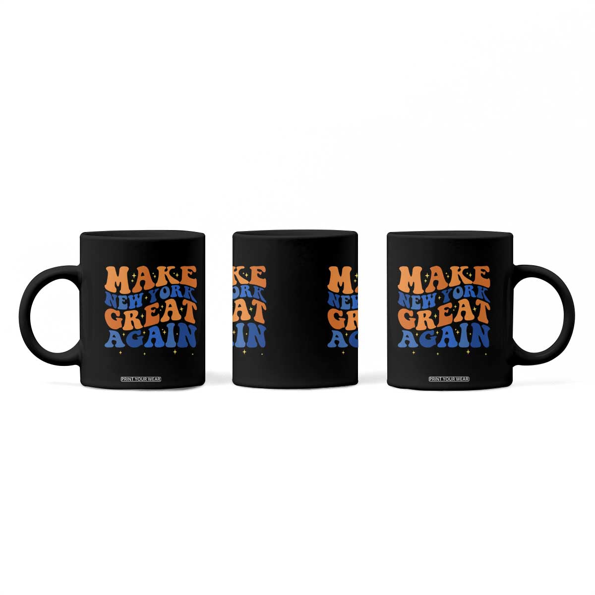Make New York Great Again Coffee Mug Retro Wave Graphic TS12 Print Your Wear