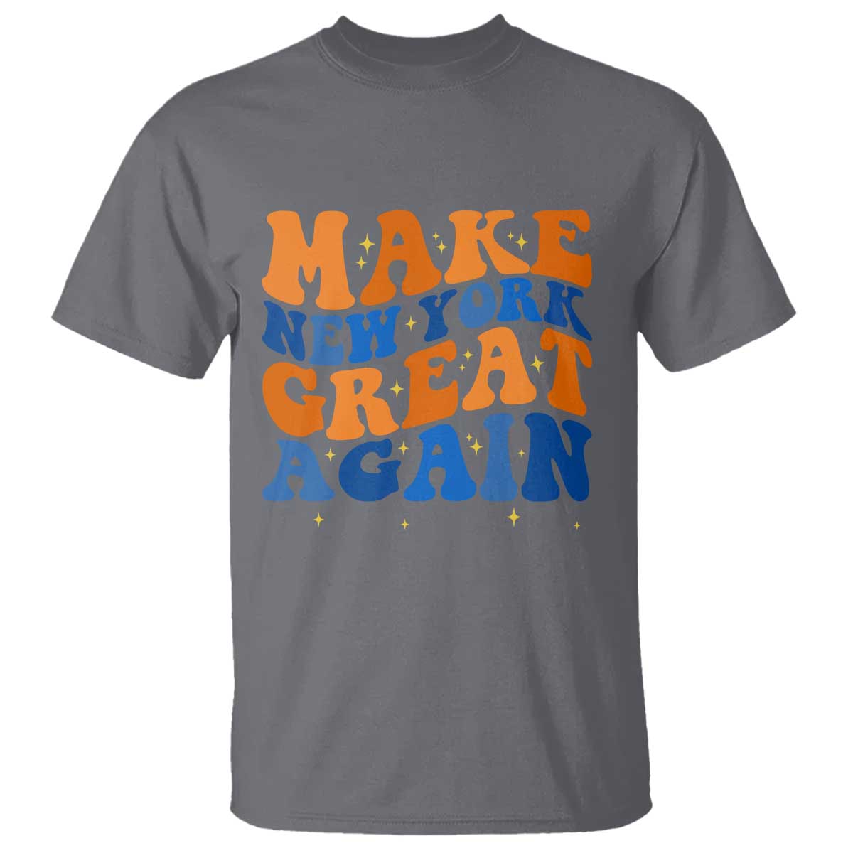 Make New York Great Again T Shirt Retro Wave Graphic
