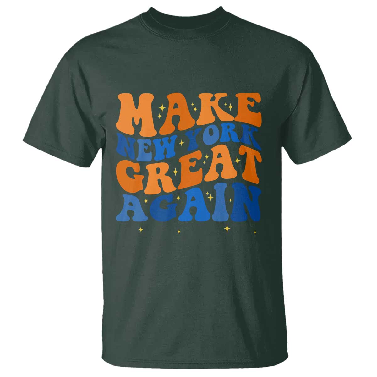 Make New York Great Again T Shirt Retro Wave Graphic