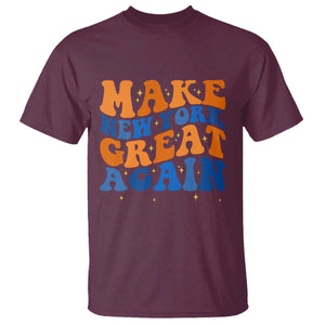 Make New York Great Again T Shirt Retro Wave Graphic