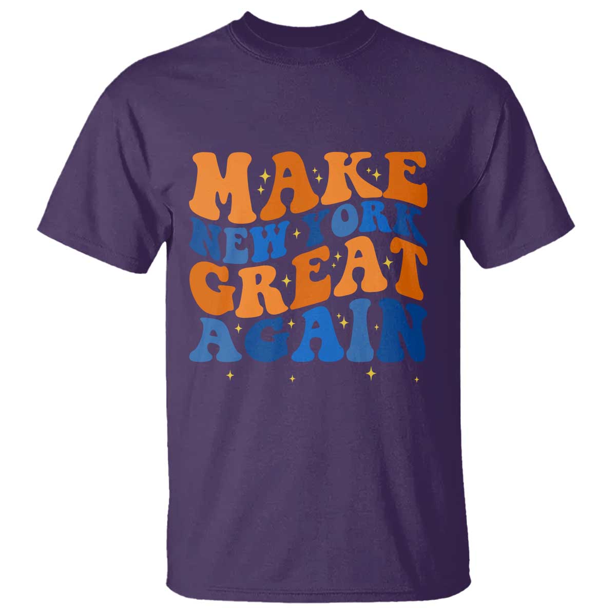 Make New York Great Again T Shirt Retro Wave Graphic