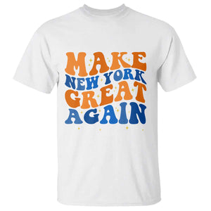 Make New York Great Again T Shirt Retro Wave Graphic