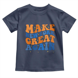 Make New York Great Again Toddler T Shirt Retro Wave Graphic