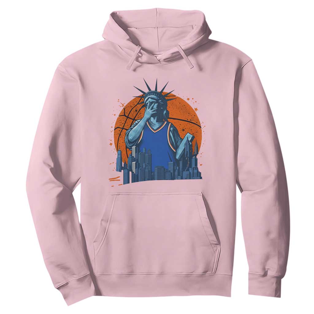 Funny Statue Of Liberty Hoops Fan Hoodie New York Sports Gift
