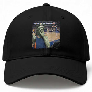Funny Statue Of Liberty Basketball Selfie Graphic Baseball Cap