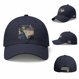 Funny Statue Of Liberty Basketball Selfie Graphic Baseball Cap
