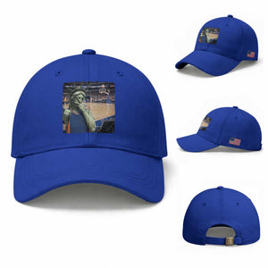 Funny Statue Of Liberty Basketball Selfie Graphic Baseball Cap