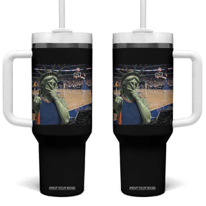 Funny Statue Of Liberty Basketball Selfie Graphic Tumbler With Handle
