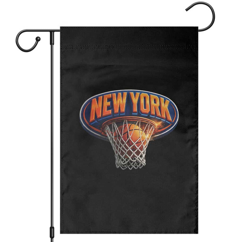 New York Game Day Gift Hoops Lover Garden Flag