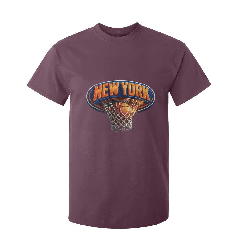 New York Game Day Gift Hoops Lover T Shirt For Kid
