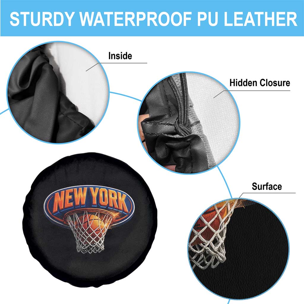 New York Game Day Gift Hoops Lover Spare Tire Cover