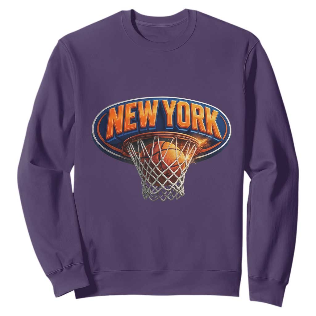 New York Game Day Gift Hoops Lover Sweatshirt