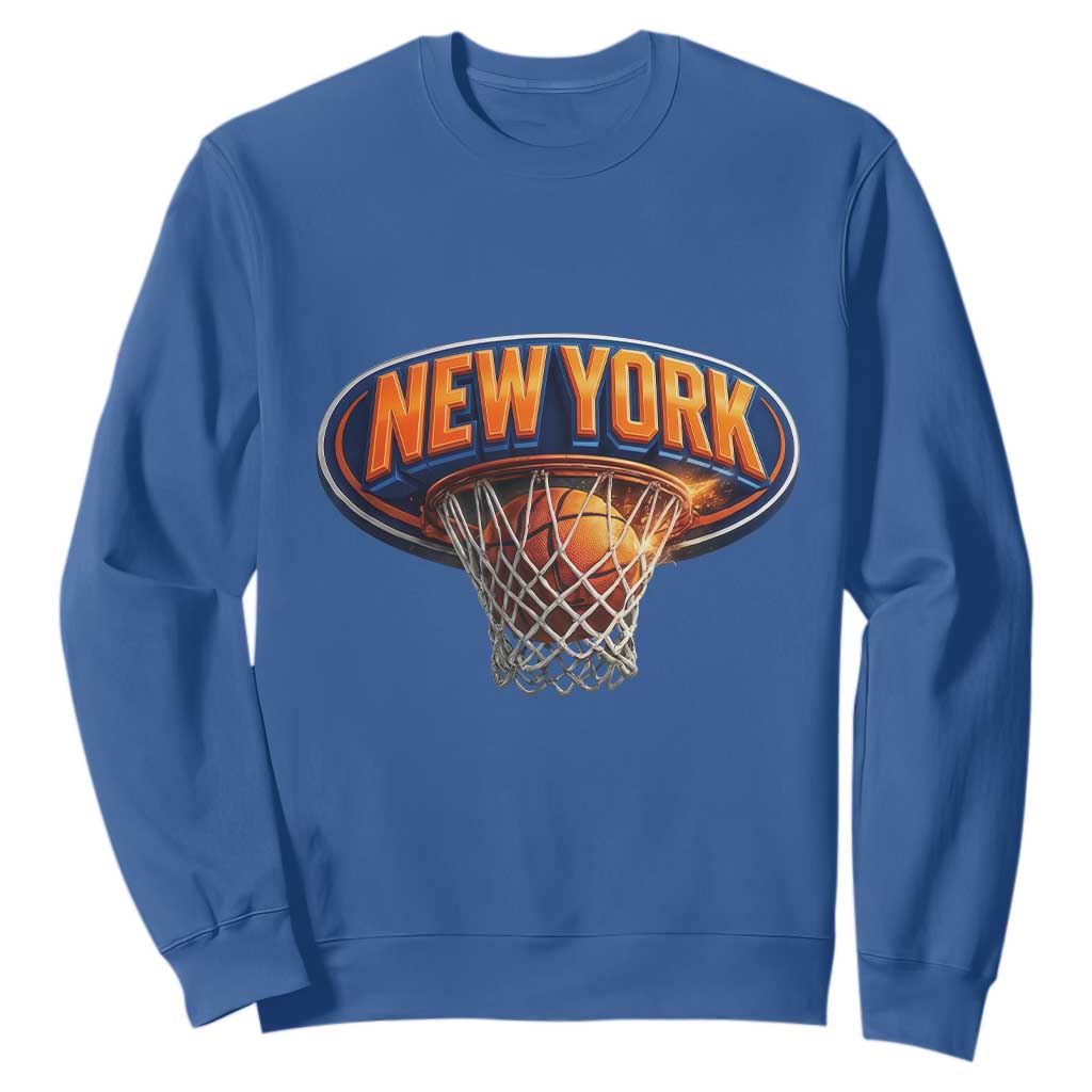 New York Game Day Gift Hoops Lover Sweatshirt