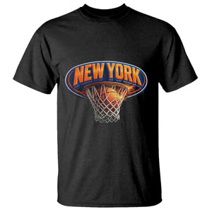 New York Game Day Gift Hoops Lover T Shirt TS12 Black Print Your Wear