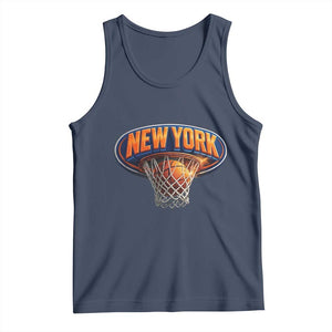 New York Game Day Gift Hoops Lover Tank Top TS12 Navy Print Your Wear