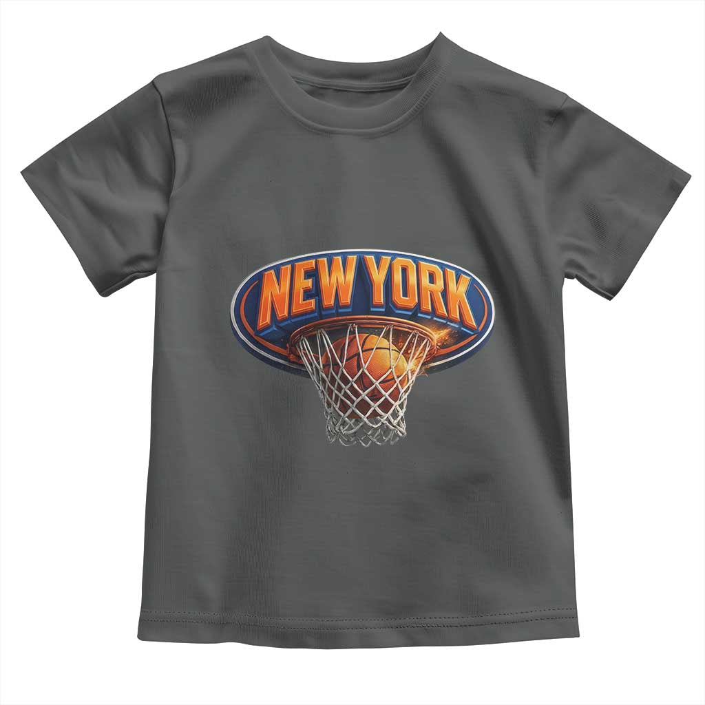 New York Game Day Gift Hoops Lover Toddler T Shirt