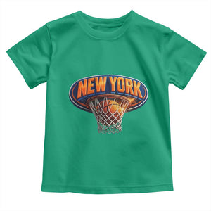 New York Game Day Gift Hoops Lover Toddler T Shirt