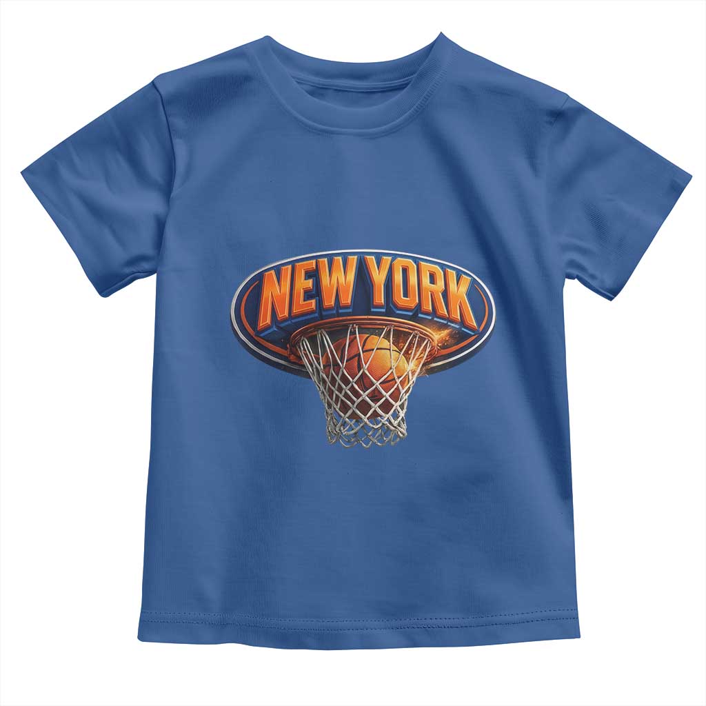 New York Game Day Gift Hoops Lover Toddler T Shirt