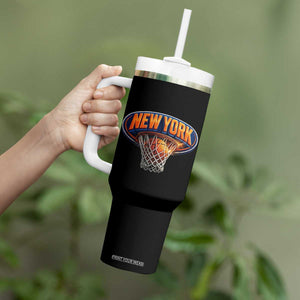 New York Game Day Gift Hoops Lover Tumbler With Handle