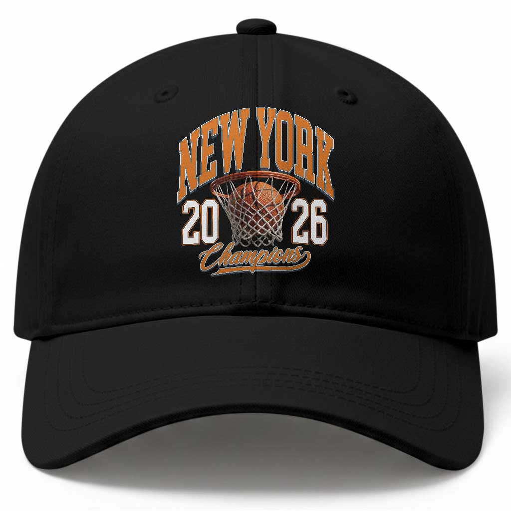 Vintage New York Champions 2026 Baseball Cap Hoops Fan Gift