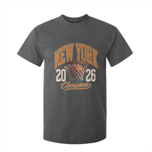Vintage New York Champions 2026 T Shirt For Kid Hoops Fan Gift