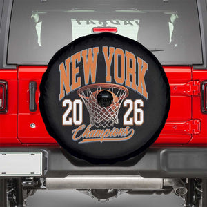 Vintage New York Champions 2026 Spare Tire Cover Hoops Fan Gift
