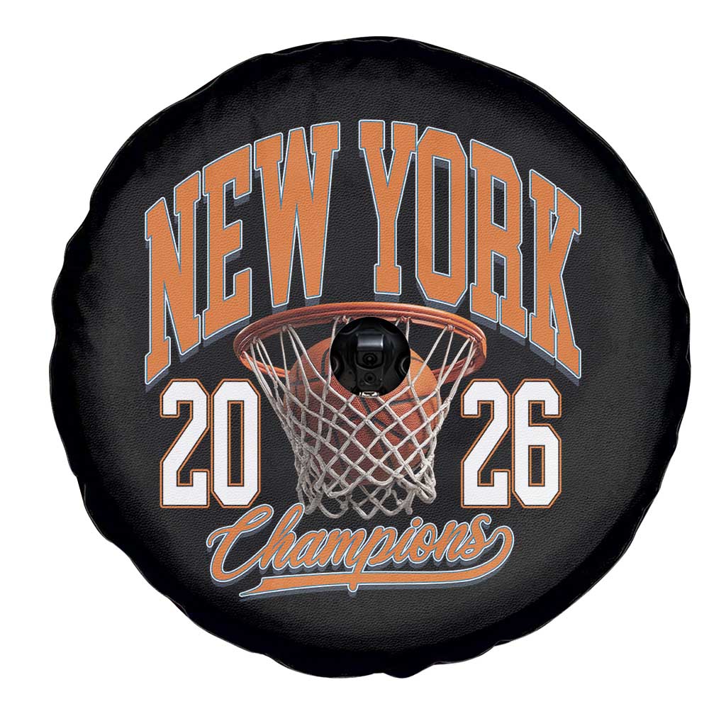 Vintage New York Champions 2026 Spare Tire Cover Hoops Fan Gift