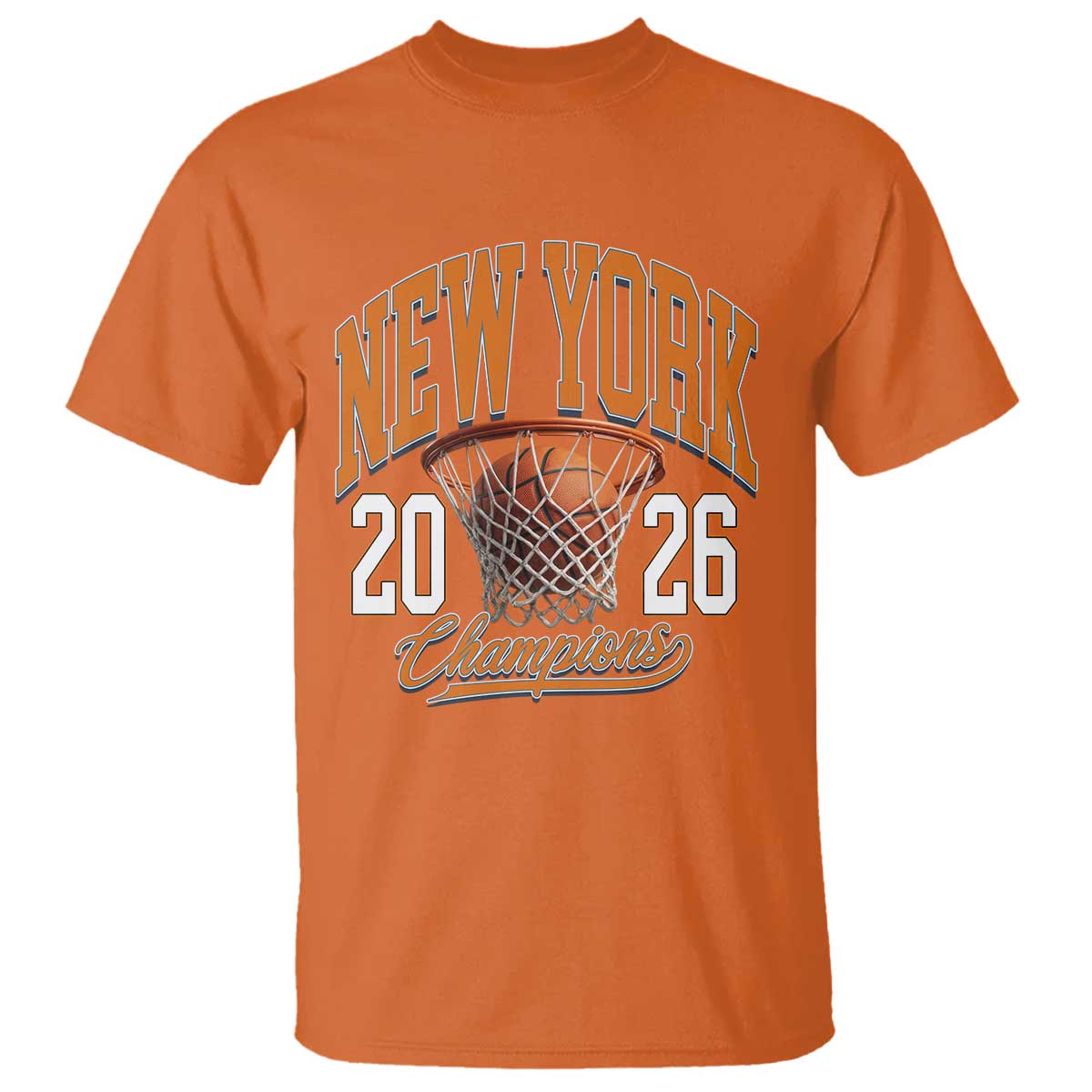 Vintage New York Champions 2026 T Shirt Hoops Fan Gift