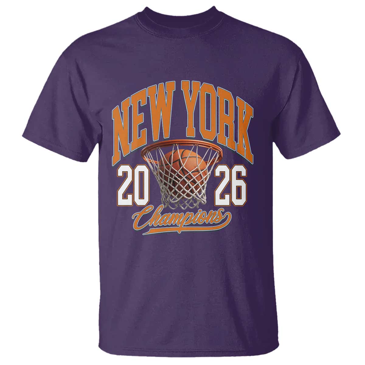 Vintage New York Champions 2026 T Shirt Hoops Fan Gift