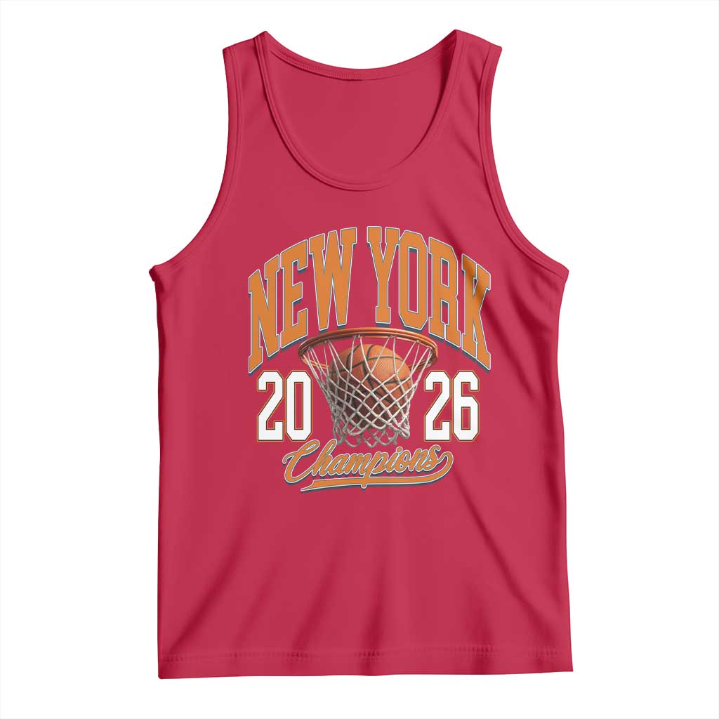 Vintage New York Champions 2026 Tank Top Hoops Fan Gift