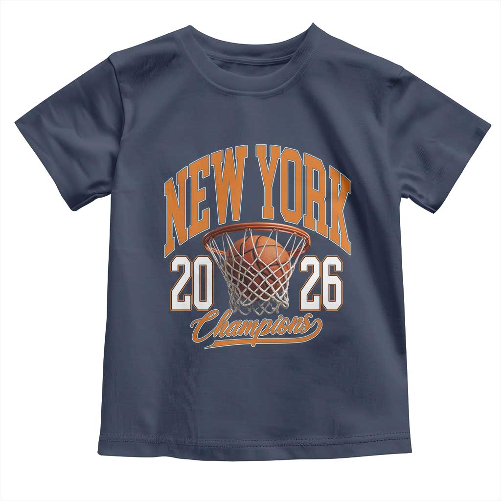 Vintage New York Champions 2026 Toddler T Shirt Hoops Fan Gift