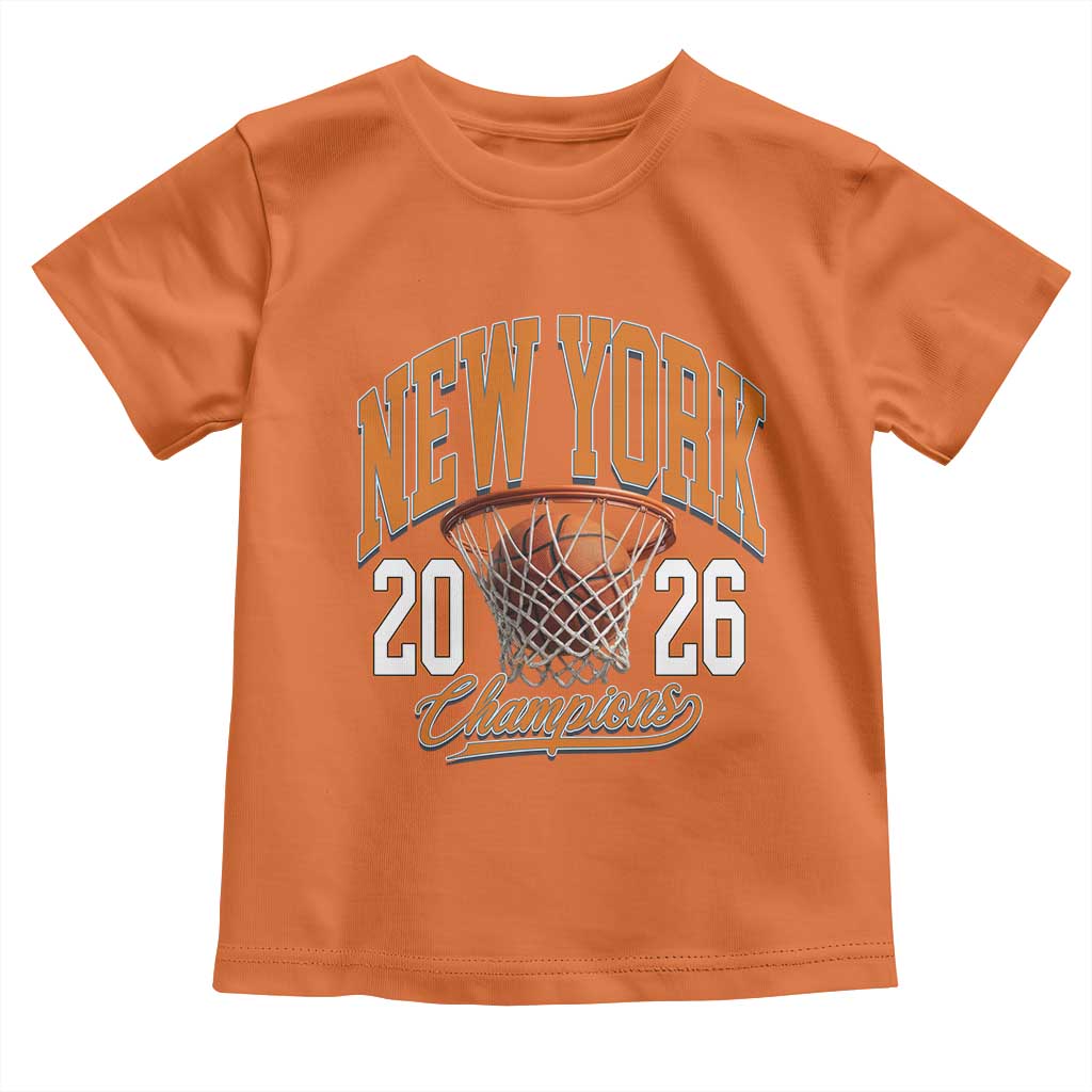 Vintage New York Champions 2026 Toddler T Shirt Hoops Fan Gift