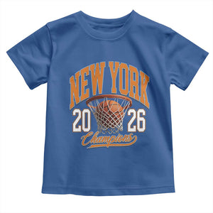 Vintage New York Champions 2026 Toddler T Shirt Hoops Fan Gift