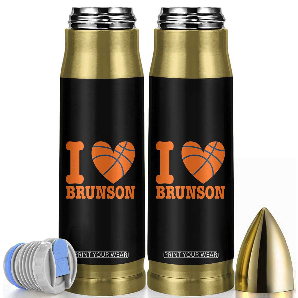 Funny I Love Brunson Name Bullet Tumbler Hoops Fan Gift