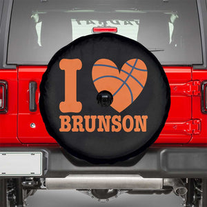 Funny I Love Brunson Name Spare Tire Cover Hoops Fan Gift