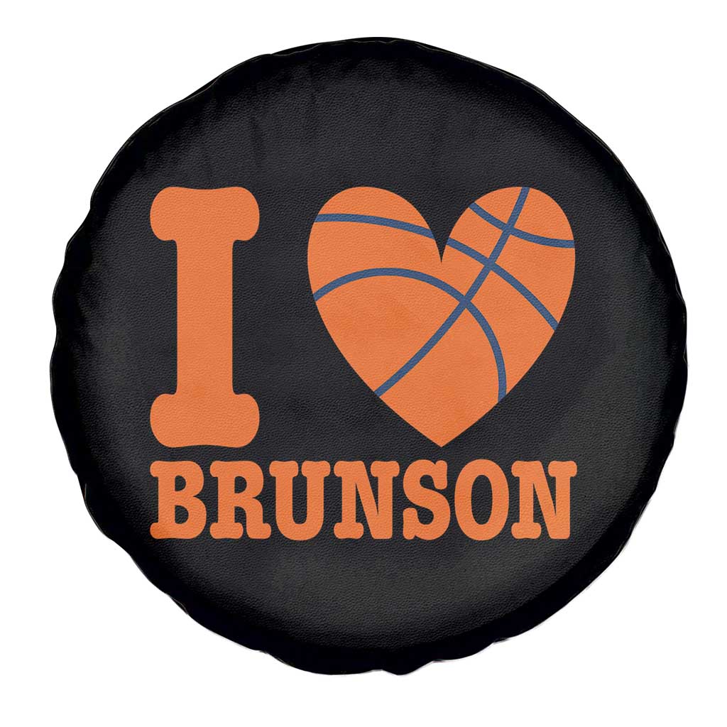 Funny I Love Brunson Name Spare Tire Cover Hoops Fan Gift