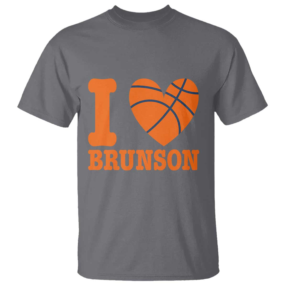 Funny I Love Brunson Name T Shirt Hoops Fan Gift