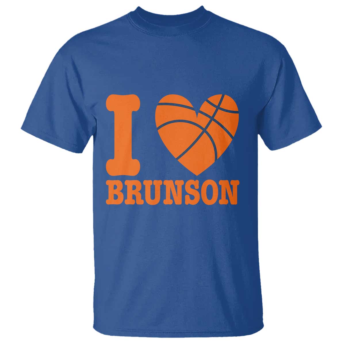 Funny I Love Brunson Name T Shirt Hoops Fan Gift