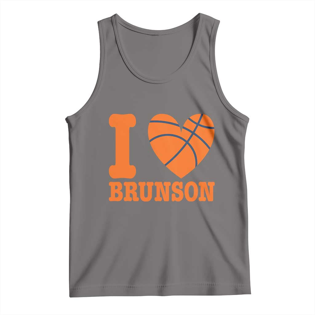 Funny I Love Brunson Name Tank Top Hoops Fan Gift