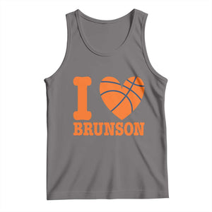 Funny I Love Brunson Name Tank Top Hoops Fan Gift