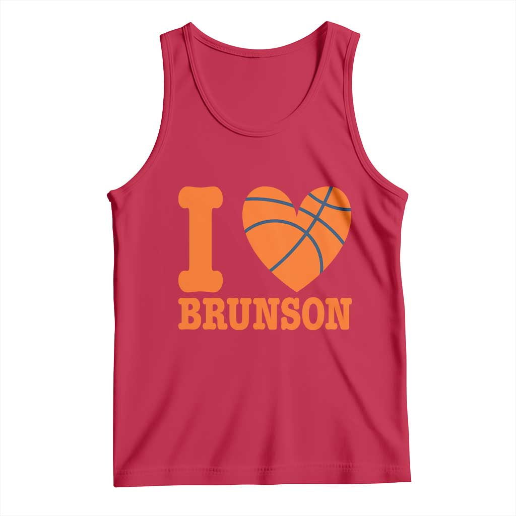 Funny I Love Brunson Name Tank Top Hoops Fan Gift
