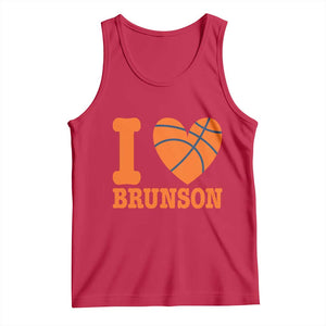 Funny I Love Brunson Name Tank Top Hoops Fan Gift