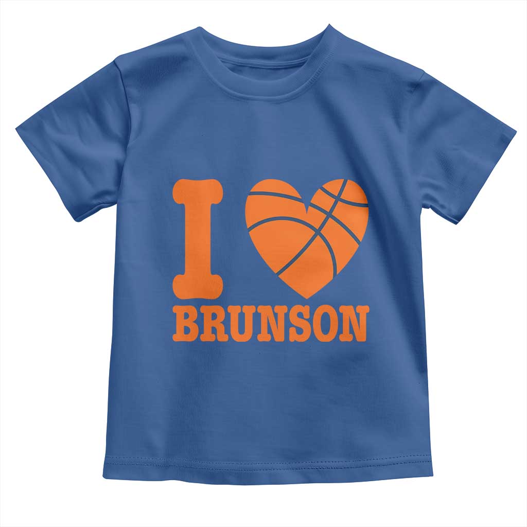 Funny I Love Brunson Name Toddler T Shirt Hoops Fan Gift