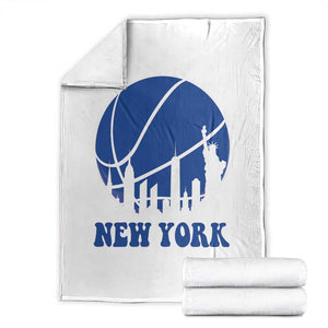 New York Skyline Throw Blanket Proud Game Day Sports Fan Gift
