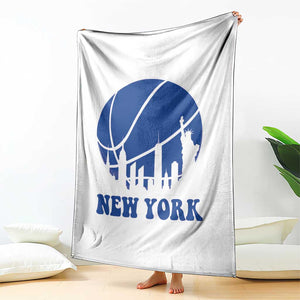 New York Skyline Throw Blanket Proud Game Day Sports Fan Gift