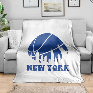 New York Skyline Throw Blanket Proud Game Day Sports Fan Gift