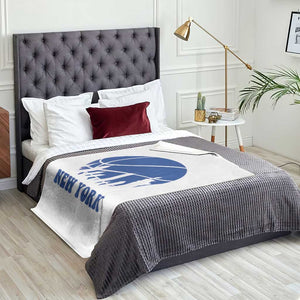New York Skyline Throw Blanket Proud Game Day Sports Fan Gift