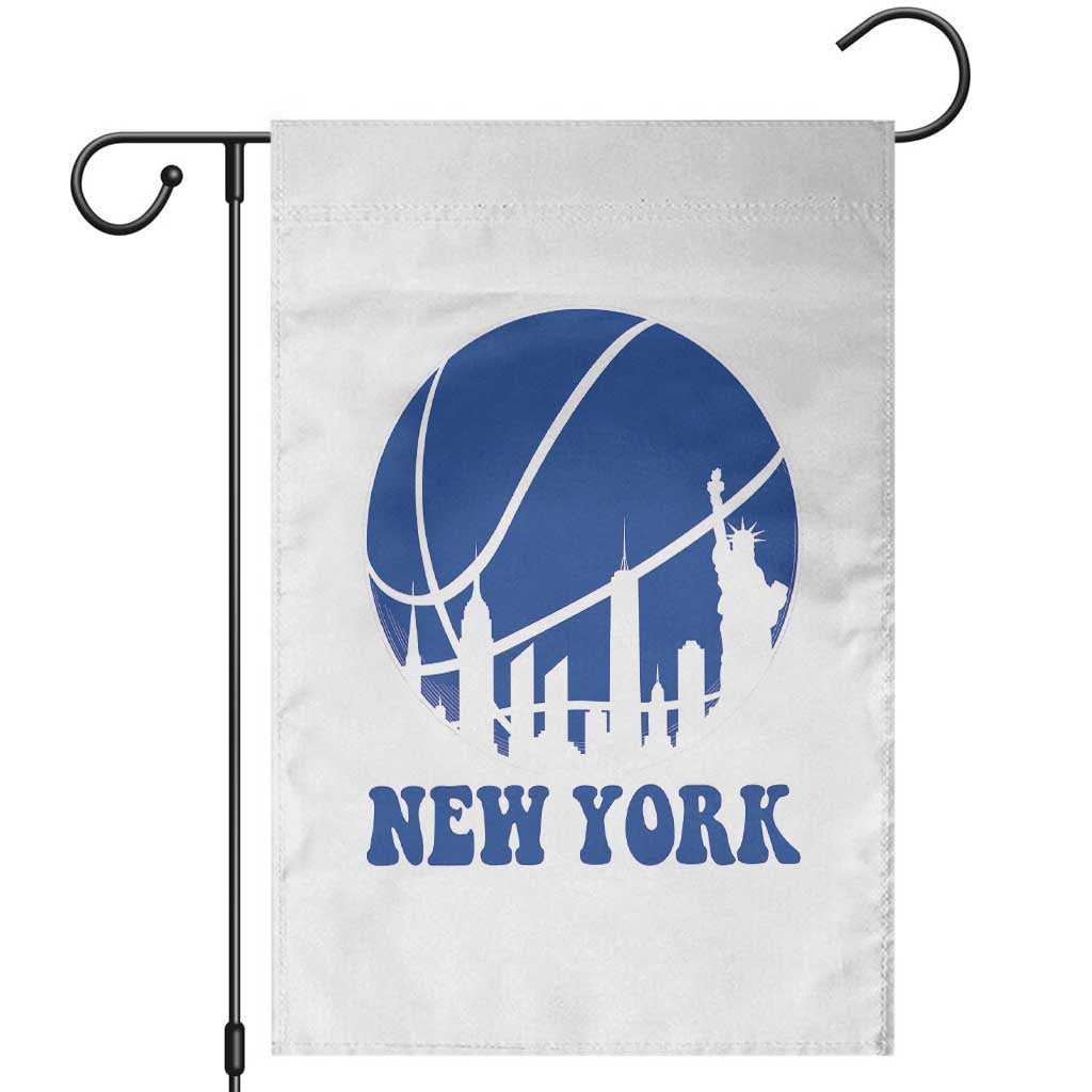 New York Skyline Garden Flag Proud Game Day Sports Fan Gift TS12 White Print Your Wear