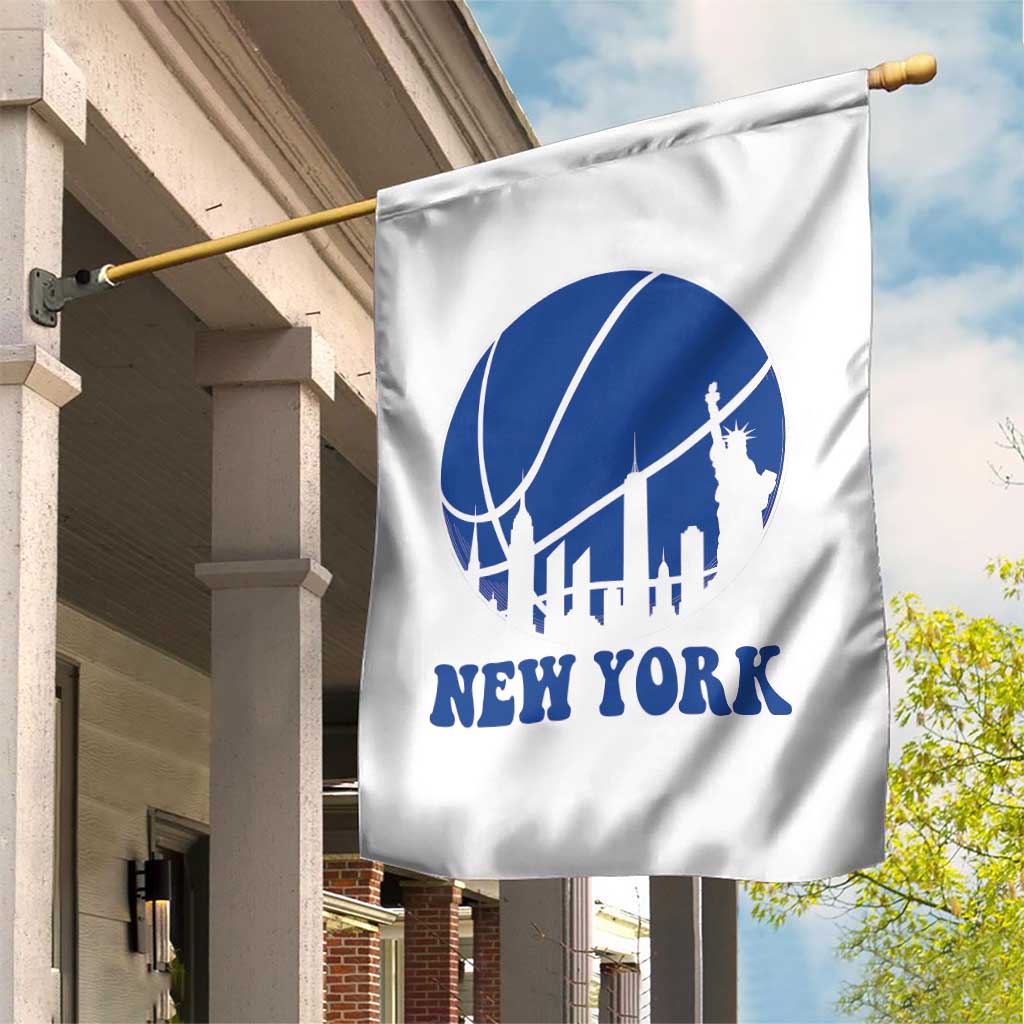 New York Skyline Garden Flag Proud Game Day Sports Fan Gift